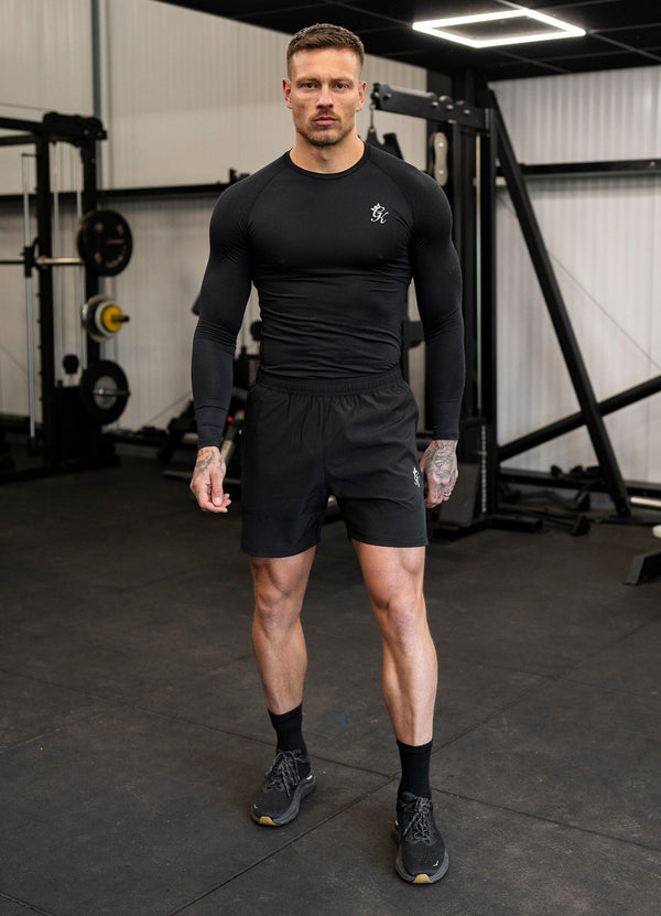 Gym King Energy Long Sleeve Base Layer Black