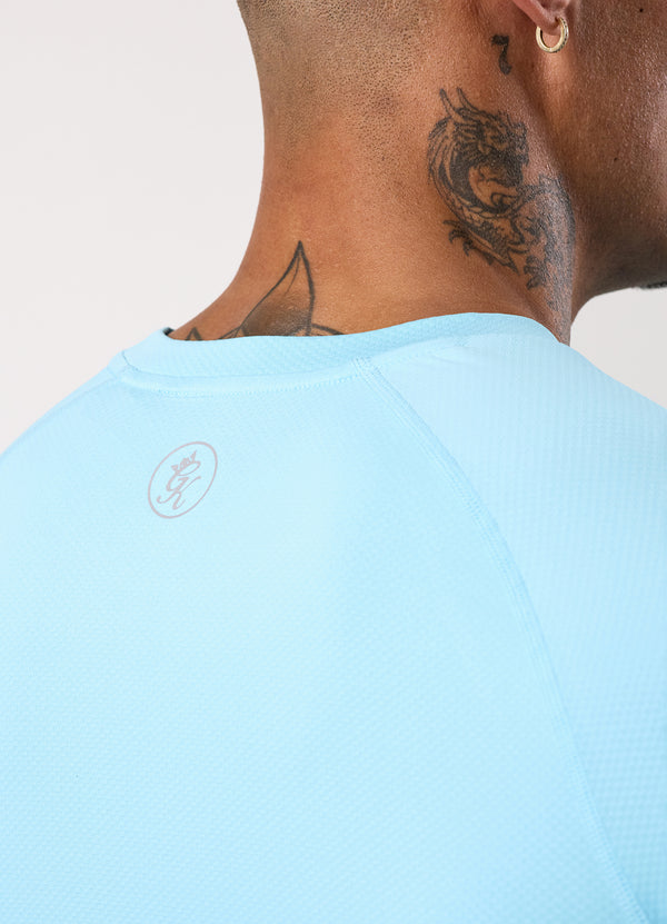 Gym King Energy Tee Ibiza Blue