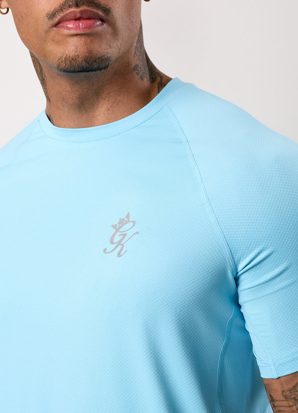 Gym King Energy Tee Ibiza Blue