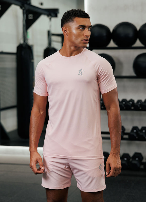 Gym King Energy Tee Light Pink