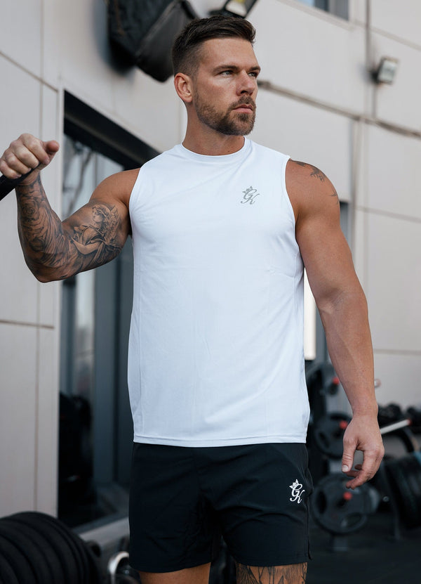Gym King Energy Vest White