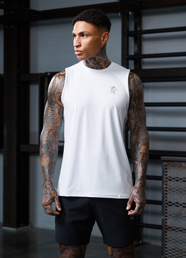Gym King Energy Vest White