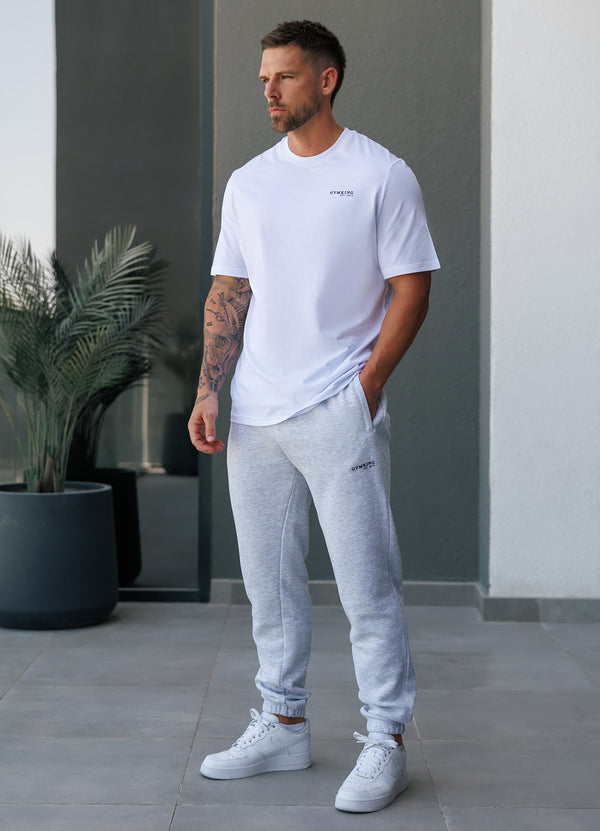 Gym King Established Regular Fit Tee White