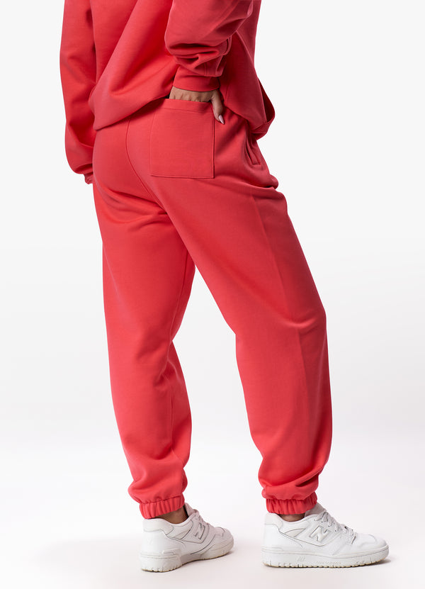 Gym King Established Relaxed Fit Jogger Coral Red