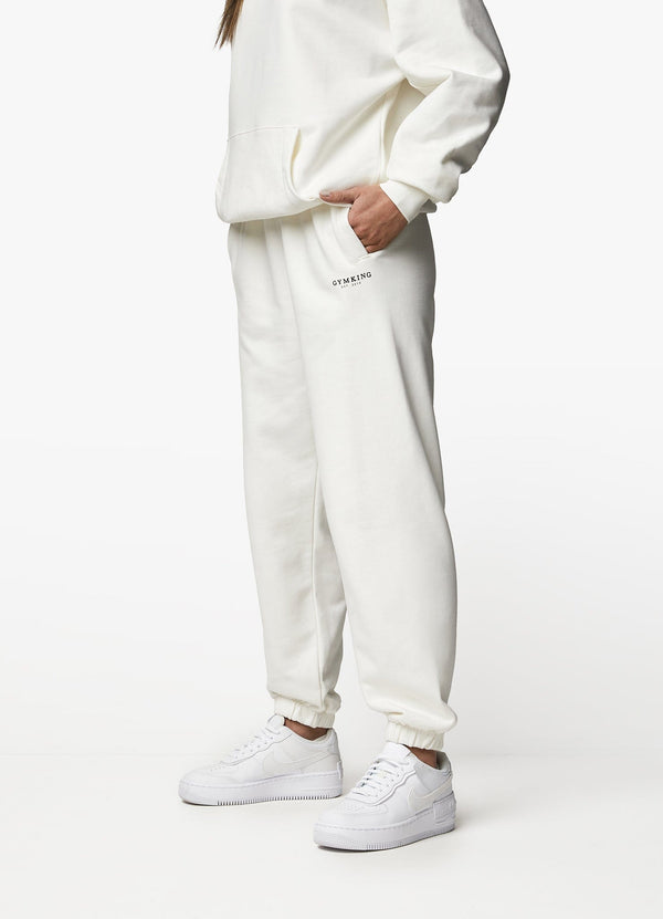 Gym King Established Relaxed Fit Jogger Cream