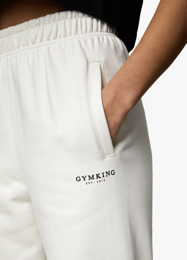 Gym King Established Relaxed Fit Jogger Cream