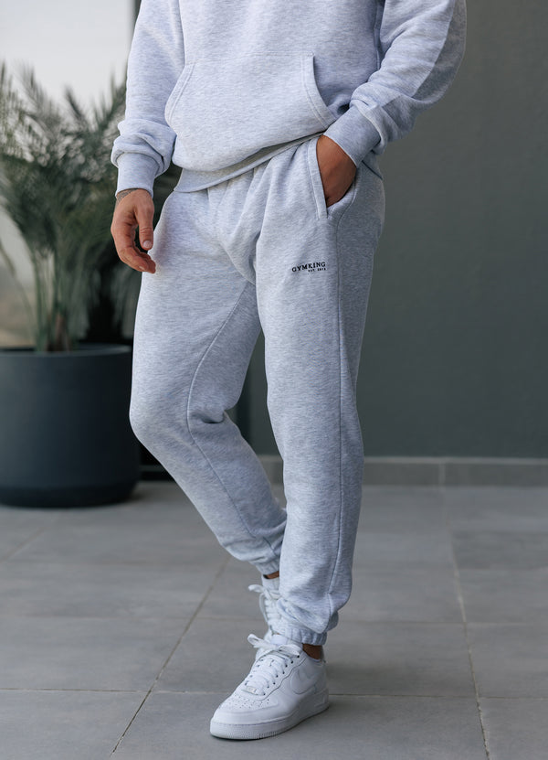 Gym King Established Relaxed Fit Jogger Snow Marl