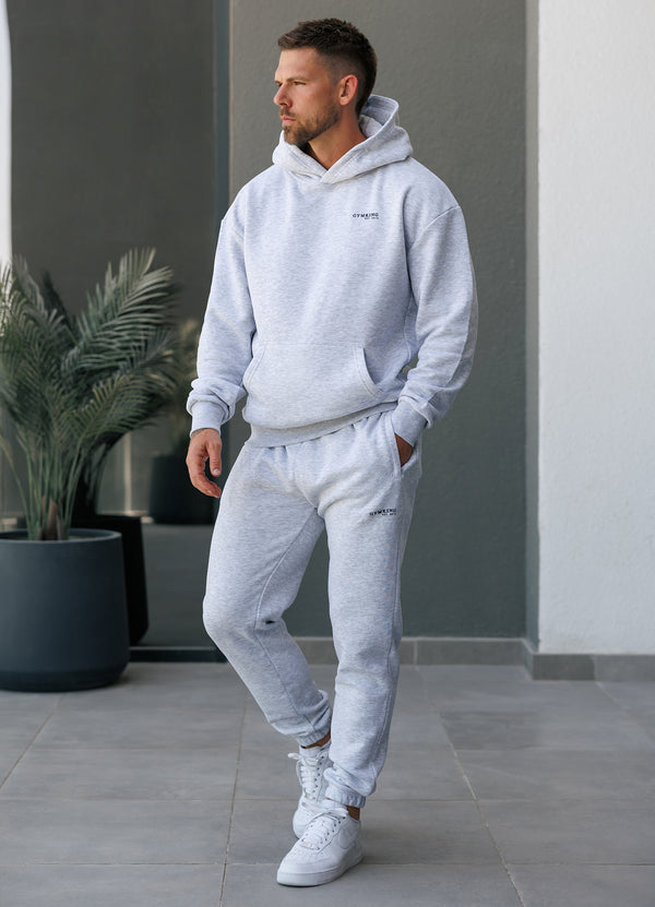 Gym King Established Relaxed Fit Jogger Snow Marl