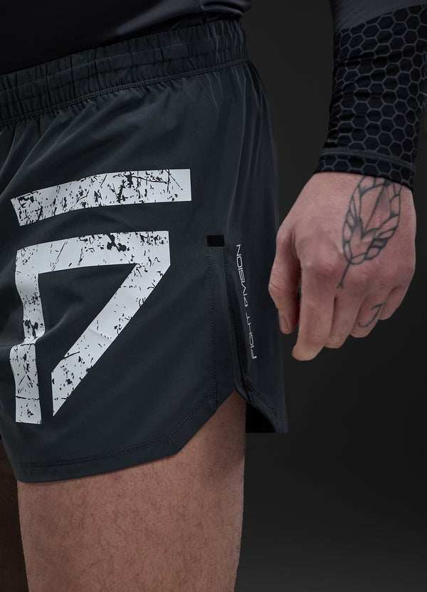 Gym King Fight Division Combat 5" Short Graphite