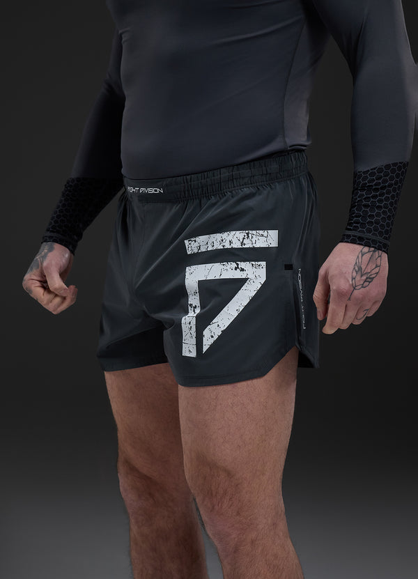 Gym King Fight Division Combat 5" Short Graphite