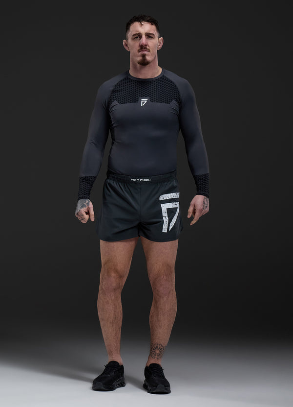 Gym King Fight Division Combat 5" Short Graphite