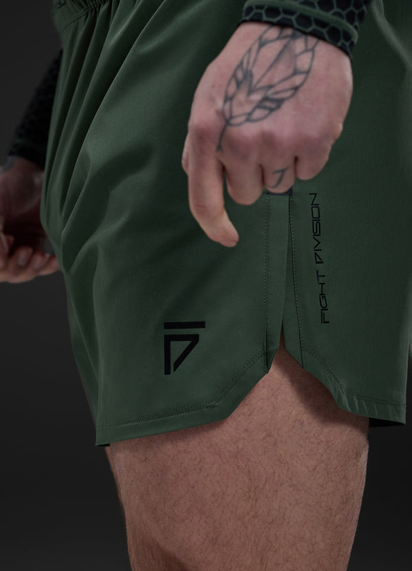 gym king Fight Division Combat 7" Short Deep Olive