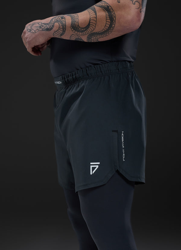 gym king Fight Division Combat 7" Short Graphite