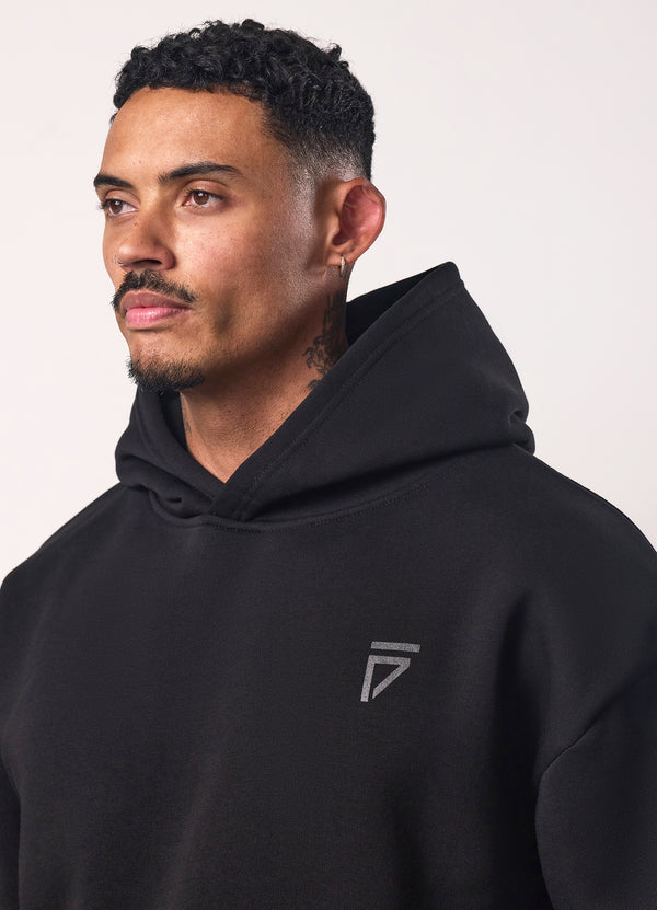 Gym King Fight Division Hood Black/Black