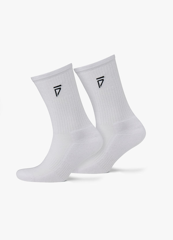 Gym King Fight Division Socks (2Pk) Black/White