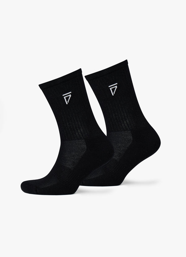 gym king Fight Division Socks (2Pk) Black/White