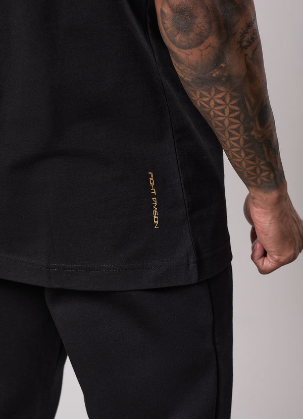 Gym King Fight Division Tank Black