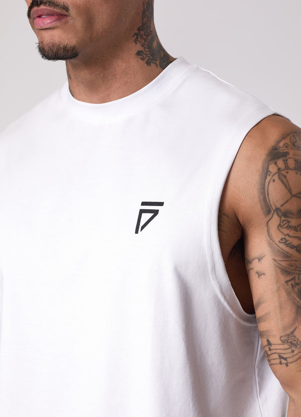 Gym King Fight Division Tank White