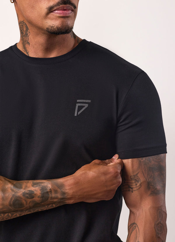 Gym King Fight Division Tee Black/Black