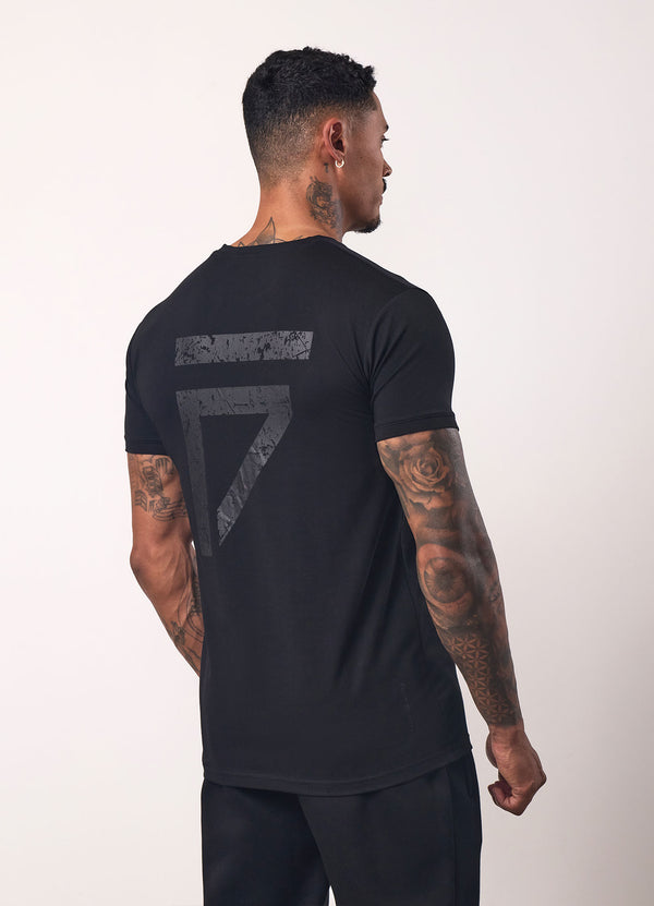 Gym King Fight Division Tee Black/Black