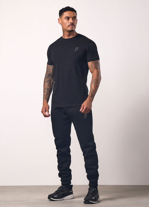 Gym King Fight Division Tee Black/Black