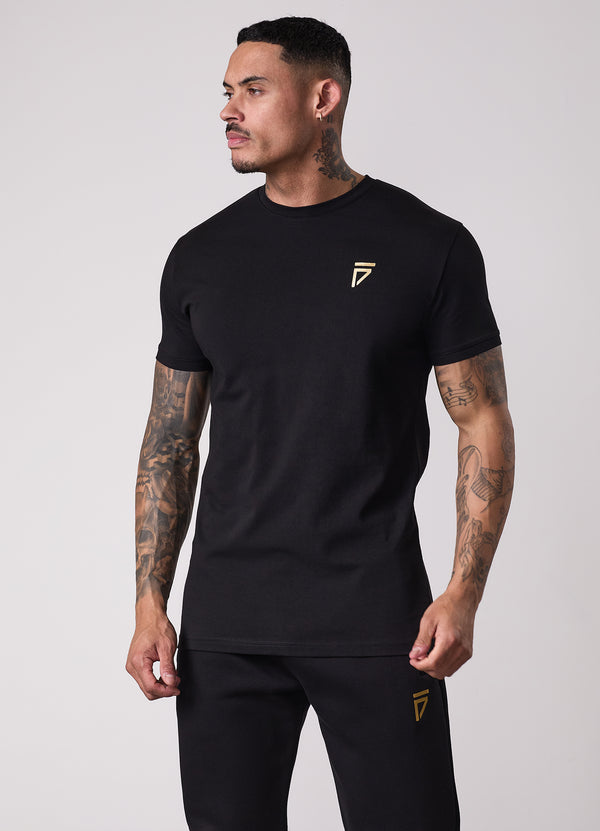 gym king Fight Division Tee Black