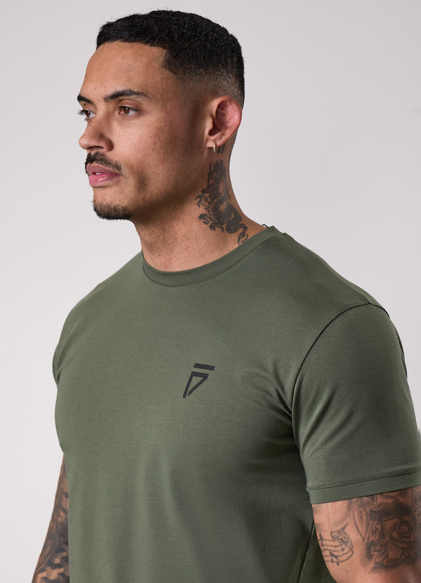 Gym King Fight Division Tee Deep Olive