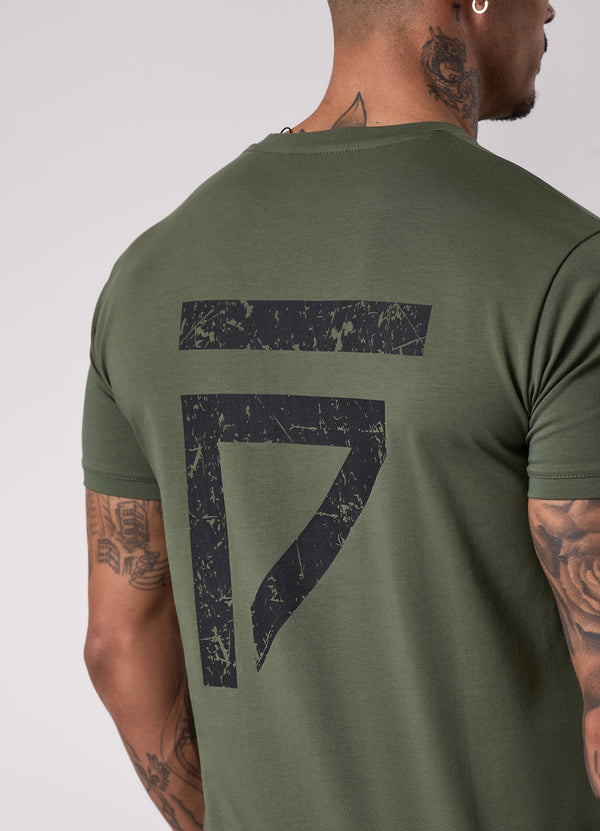 Gym King Fight Division Tee Deep Olive
