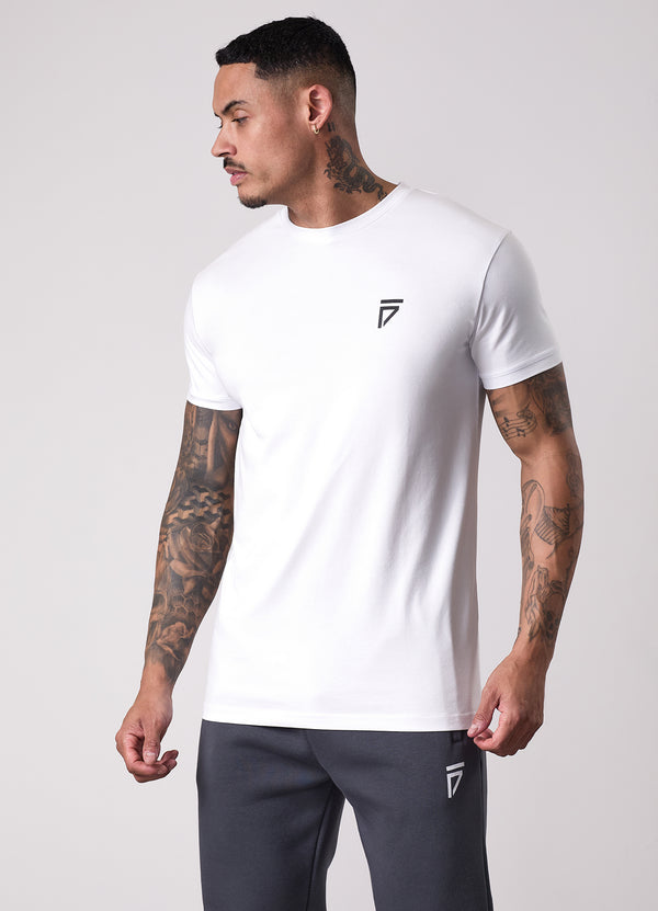 gym king Fight Division Tee White