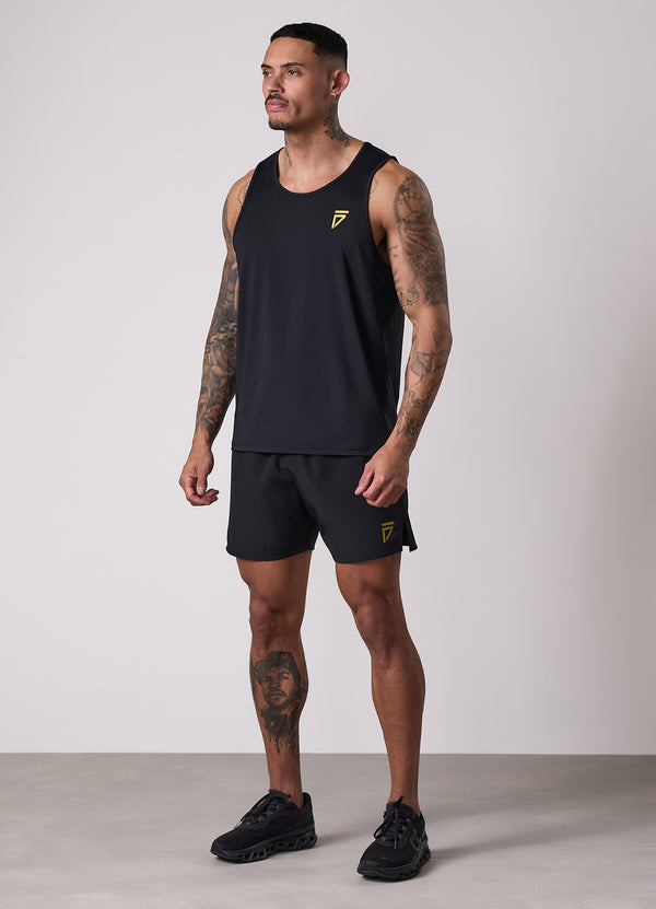 Gym King Fight Division Training Vest Black/Gold