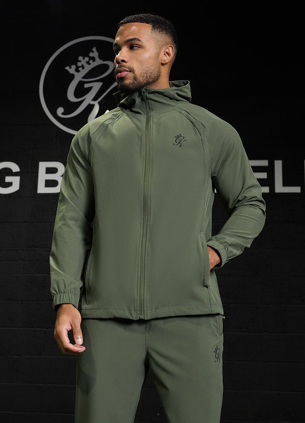 Gym King Flex 2.0 Full Zip Hood Green