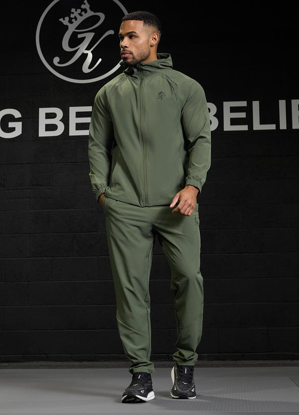 Gym King Flex 2.0 Full Zip Hood Green