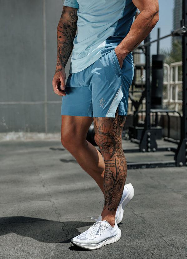 gym king Flex 2.0 Short Iced Aqua/Coastal Blue
