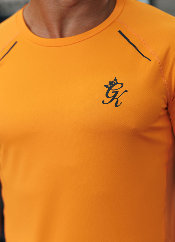 Gym King Flex 2.0 Tee Amber/Black