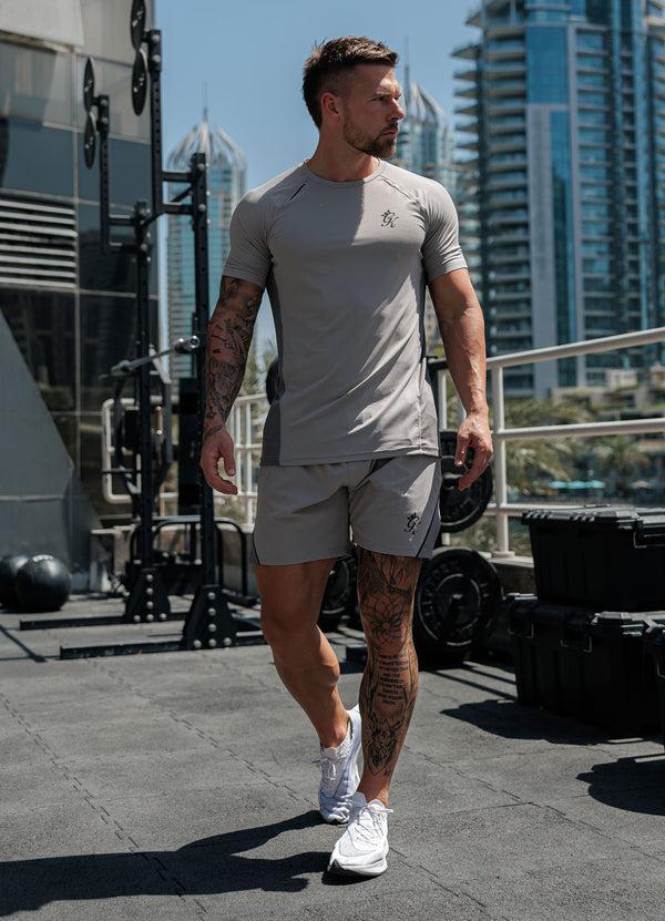 Gym King Flex 2.0 Tee Storm Grey/Taupe