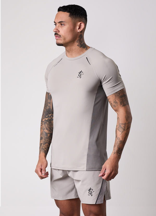 Gym King Flex 2.0 Tee Storm Grey/Taupe