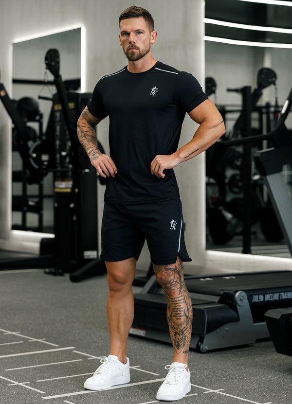 Gym King Flex Tee Black/Silver