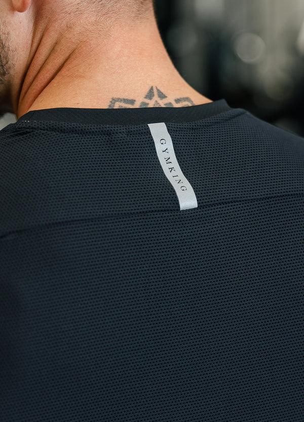 Gym King Flex Tee Black/Silver