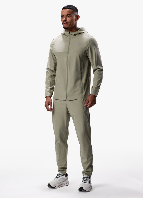 Gym King Flex Woven Tracksuit Bottom Soft Khaki