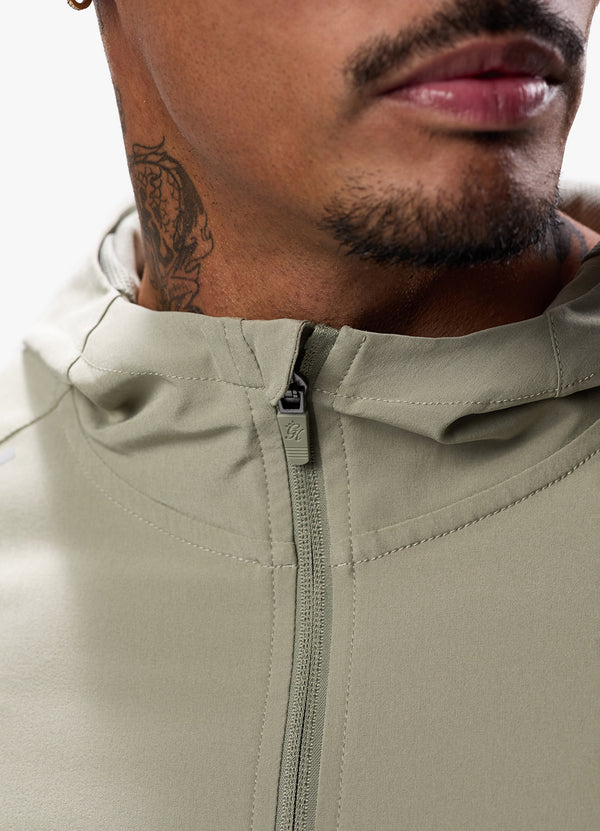 Gym King Flex Woven Tracksuit Top Soft Khaki