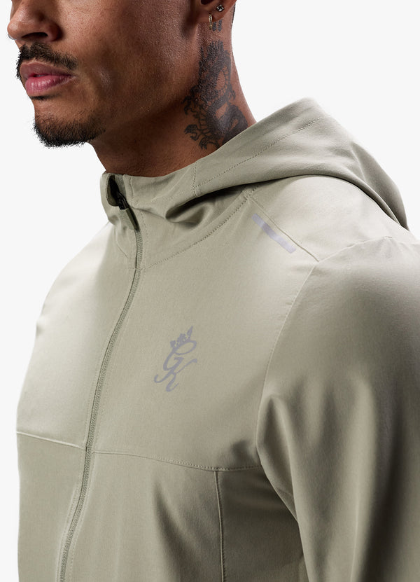 Gym King Flex Woven Tracksuit Top Soft Khaki