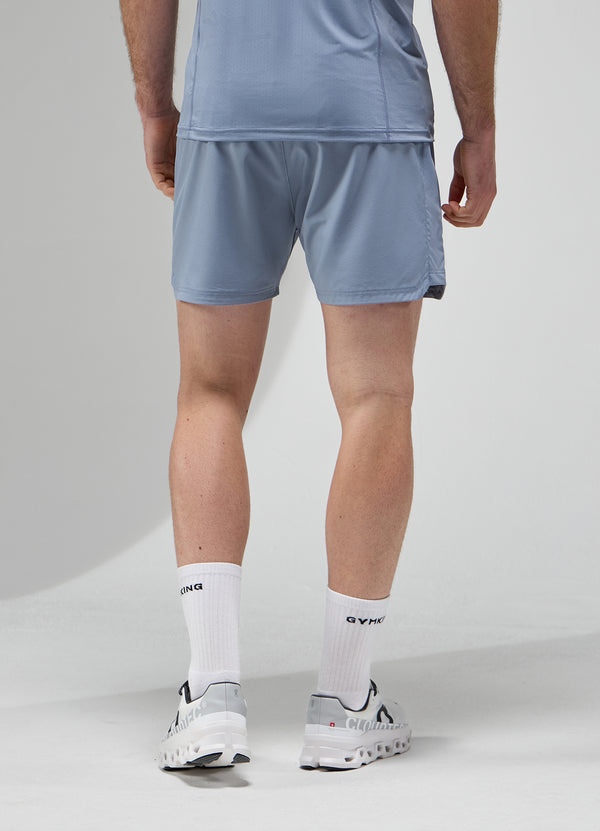 Gym King Focus Camo Knit Short Dusk Blue