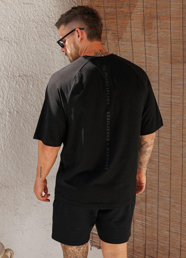 gym king Focus Relaxed Fit Tee Black