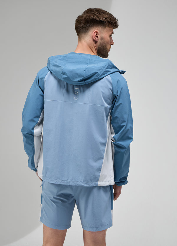 gym king Focus Tracksuit Hood Dusk Blue/White