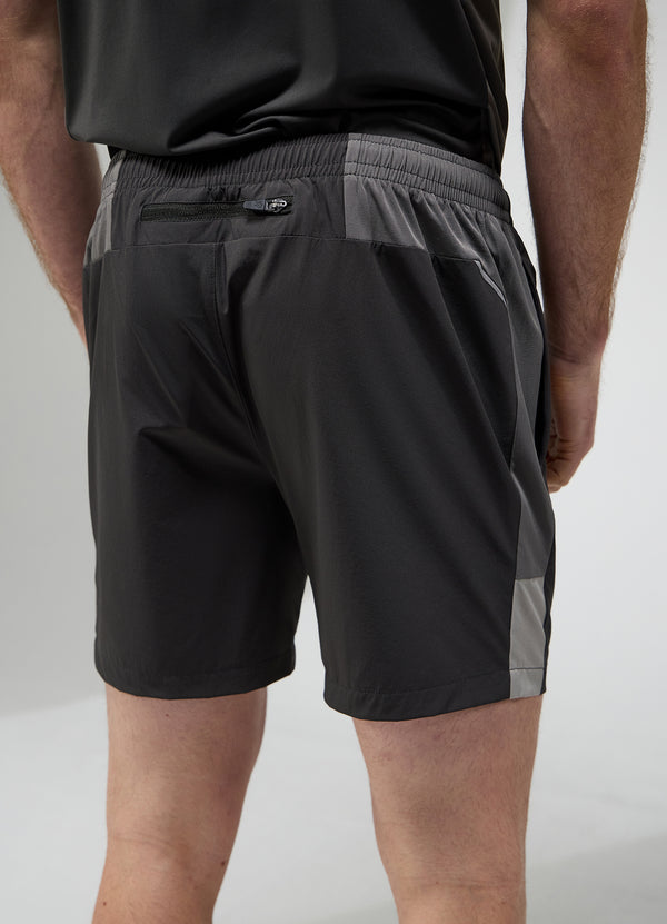Gym King Focus Woven Short Black/Twilight Grey
