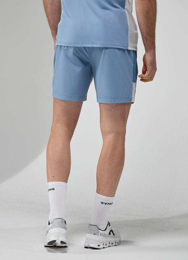Gym King Focus Woven Short Dusk Blue/White