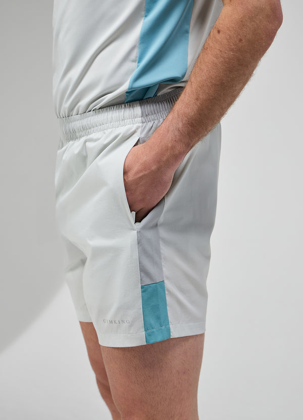 Gym King Focus Woven Short Light Grey/Urban Grey