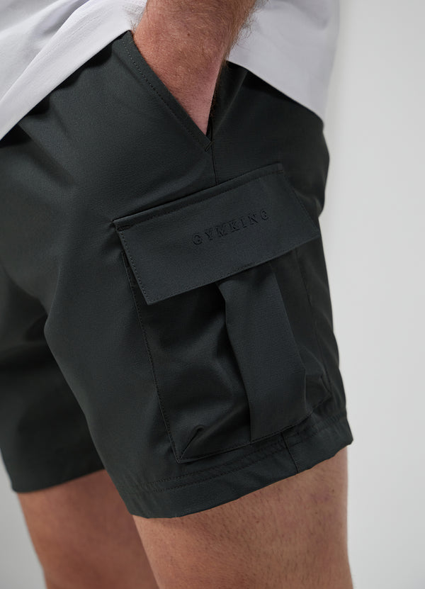 Gym King Focus Woven Utility Short Black