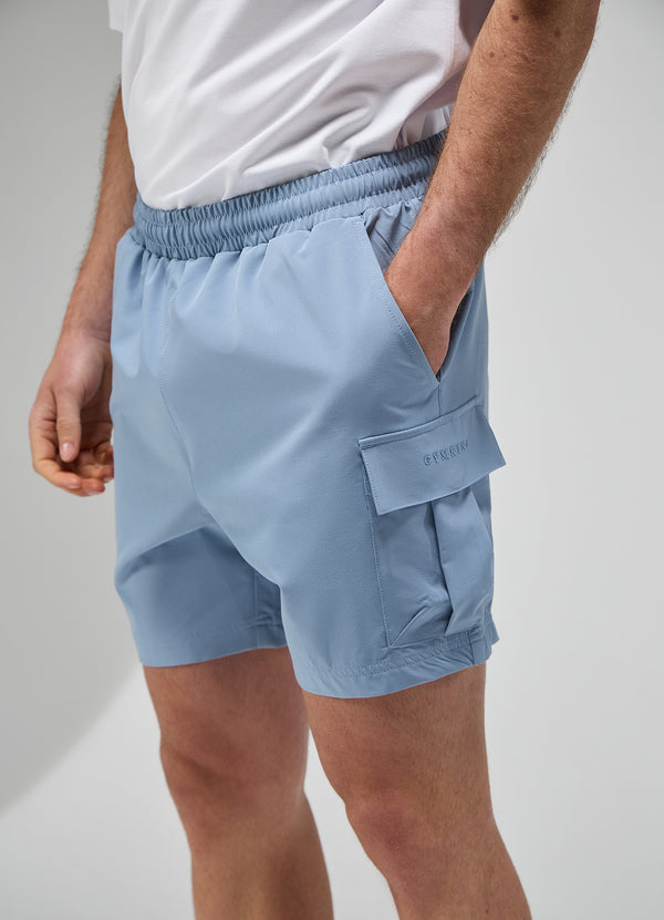 Gym King Focus Woven Utility Short Dusk Blue