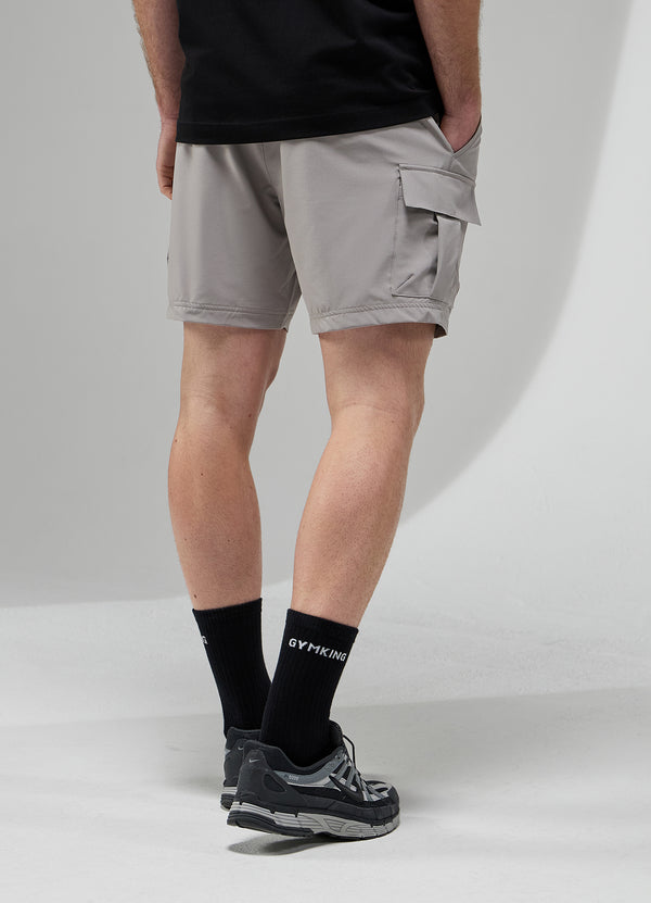 Gym King Focus Woven Utility Short Twilight Grey